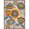 Homeroots 8 x 11 ft. Yellow & Ivory Indoor & Outdoor Area Rug 385129 - alternate 1